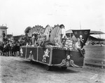 King Gasparilla XV on His Float During the Gasparilla Parade, February 4, 1924