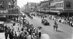 July 4th liberty parade on Franklin Street (500-600 blocks) at corner of Madison Street by Burgert Brothers