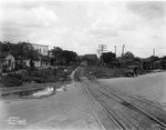 Railroad tracks at 13th Street and 5th Avenue by Burgert Brothers