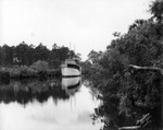 A River Boat Sailing Down the Manatee River, April 14, 1925 by Burgert Brothers