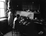 Two Women Work a Tobacco Lathe in a Cigar Factory by Burgert Brothers
