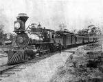 Plant Railroad System train on the tracks between Bartow and Punta Gorda by Burgert Brothers