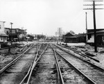 Railroad Crossing at Fourteenth Street, Looking East Along Multiple Track Beds, May 21, 1926 by Burgert Brothers