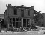 Pino's Barbershop on 9th Avenue After a Fire, June 25, 1935