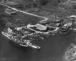 Ships Docked at the Tampa Marine Company by Burgert Brothers