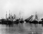 Ships Agwidale, Knoxville City, and Agwistar Docked at the Port of Tampa, January 1926 by Burgert Brothers