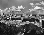 Roof Top View of University of Tampa Across Plant Park to Downtown Skyline, September 1, 1937 by Burgert Brothers