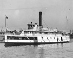 The Steamship Pokanoket Sails Past the Tampa Bay Hotel on the Hillsborough River, August 12, 1925