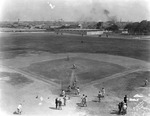 Washington Senators playing baseball at Plant Field during spring training by Burgert Brothers
