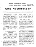 CAS Newsletter by National Speleological Society (Computer Applications Section)