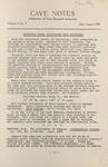 Cave Notes, Volume 1, No. 4, July/August 1959 by Cave Research Associates