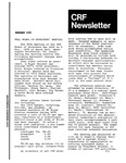 Cave Research Foundation Newsletter, February 1975