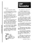Cave Research Foundation Newsletter, October 1976