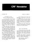 Cave Research Foundation Newsletter, Volume 12, No. 4, November 1984