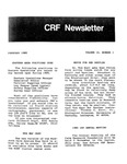 Cave Research Foundation Newsletter, Volume 13, No. 1, February 1985