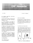 Cave Research Foundation Newsletter, Volume 14, No. 2, May 1986