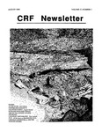 Cave Research Foundation Newsletter, Volume 17, No. 3, August 1989