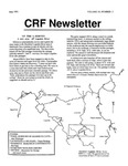 Cave Research Foundation Newsletter, Volume 19, No. 2, May 1991