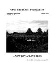 Cave Research Foundation Newsletter, Volume 32, No. 2, August 2004