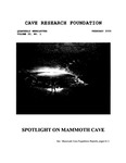 Cave Research Foundation newsletter CRF newsletter by Cave Research Foundation
