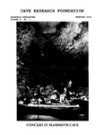 Cave Research Foundation Newsletter, Volume 37, No. 1, February 2009