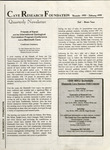 Cave Research Foundation Newsletter, Volume 26, No. 4 & Volume 27, No. 1, November 1998 - February 1999