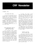 Cave Research Foundation Newsletter, December 1982