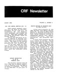 Cave Research Foundation Newsletter, Volume 11, No. 3, August 1983