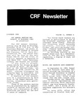 Cave Research Foundation Newsletter, Volume 11, No. 4, November 1983