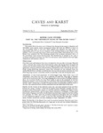 Caves and karst: Research in speleology