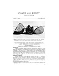 Caves and karst: Research in speleology