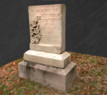 A Child's Marble Grave Marker