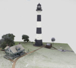 Cape Canaveral Lighthouse 3D Map