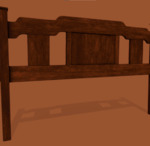 Carter Collection Walnut Bed by Center for Digital Heritage and Geospatial Information