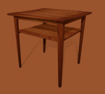 Carter Collection Pine Chess Table