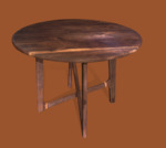 Carter Collection Small Round Walnut Table by Center for Digital Heritage and Geospatial Information