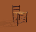 Carter Collection Green Wood Dining Chair, 1 of 4 by Center for Digital Heritage and Geospatial Information