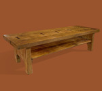 Carter Collection Coffee Table with Shelf