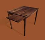 Carter Collection Small Desk with Wing