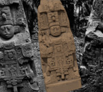 Standing Stela - Past and Present by Center for Digital Heritage and Geospatial Information