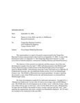 Fiscal impact modeling research Memorandum by Dennis G. Colie, Alex A. McPherson, University of South Florida. Center for Economic Development Research, and Tampa Bay Regional Coalition