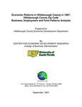 Economic patterns in Hillsborough County in 1997 Hillsborough County zip code business, employment and farm patterns analysis