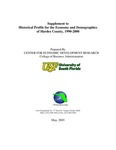 Supplement to Historical profile for the economy and demographics of Hardee County, 1990-2000