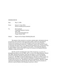 Report on fiscal Impact modeling research Memorandum by Dennis G. Colie, University of South Florida. Center for Economic Development Research, Tampa Bay Regional Coalition, and Hillsborough County (Fla.). City-County Planning Commission