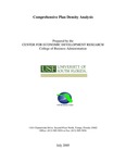 Comprehensive plan density analysis by University of South Florida. Center for Economic Development Research