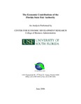 economic contributions of the Florida State Fair Authority by University of South Florida. Center for Economic Development Research