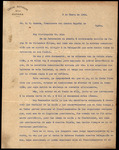 Letter, Saturnino Martinez to Don Vincente Guerra, January 8, 1904