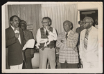 Group of men, including Ernest Poncler, L.D. Brown, and Atty Fred Minis Sr.