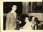 Cesar Gonzmart with Cuban Composer Ernesto Lecuona at the Piano by Unknown