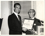 Cesar Gonzmart Receives the 1963 Holiday Magazine Award for the Columbia Restaurant by Unknown